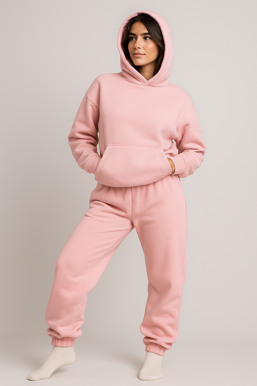 Hoodie Set  Pink
